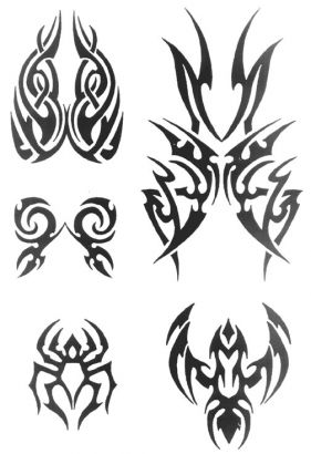 Tribal Mask Tats